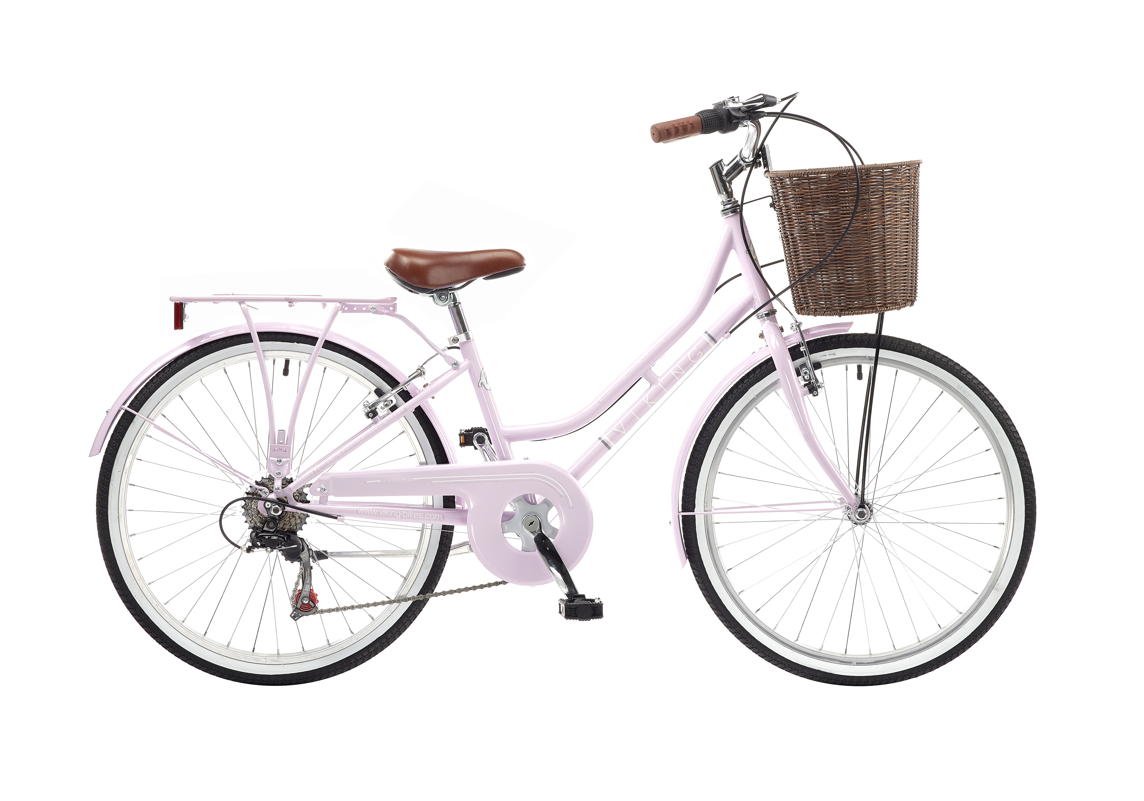 viking belgravia pink bike